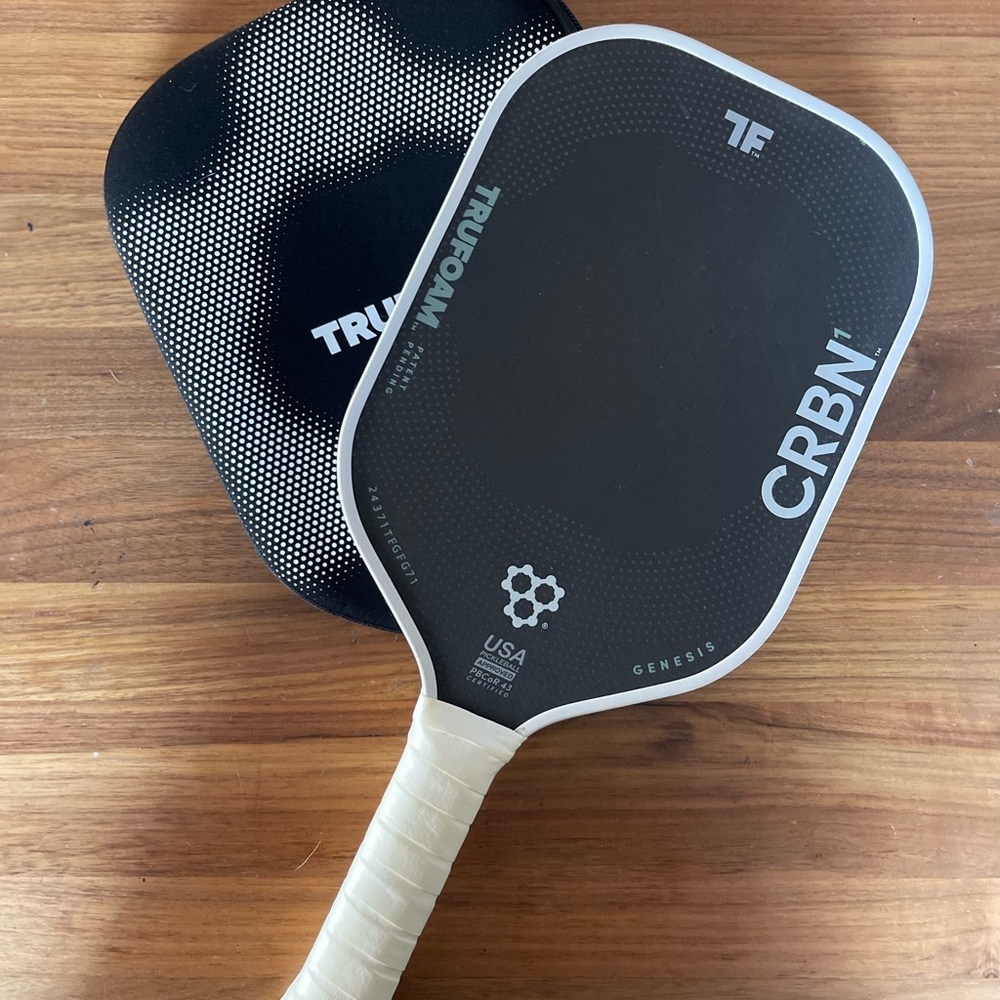SOLD - CRBN 1 Trufoam Genesis Elongated Handle Pickleball Paddle (14mm)